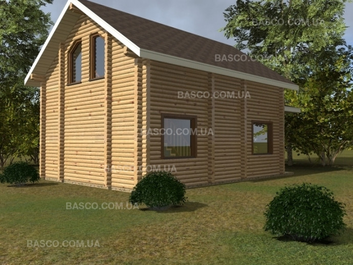 Проект деревянного дома — «Анталия»