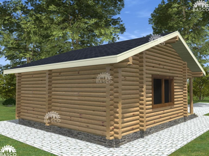 Деревянная баня — «Дубок»