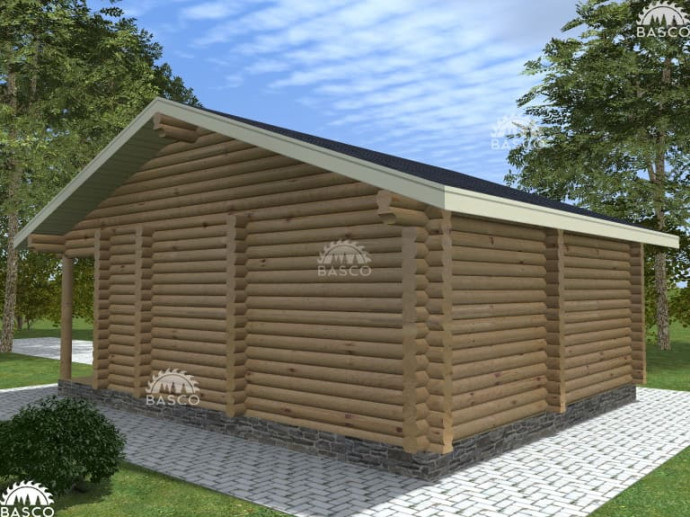 Деревянная баня — «Дубок»