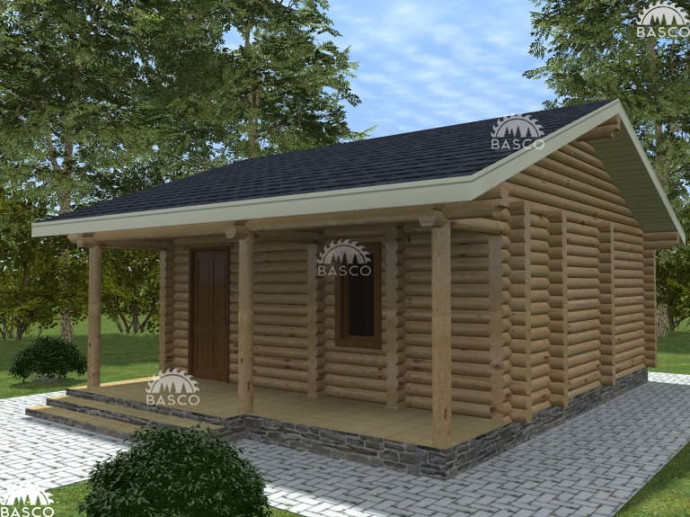 Деревянная баня — «Дубок»